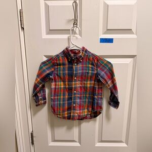 Youth Boys Polo Ralph Lauren Long Sleeve Button Down Shirt